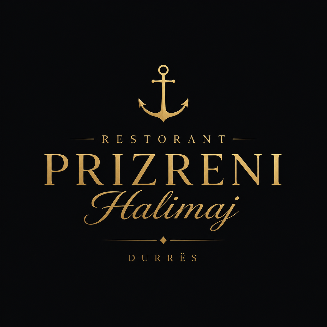 Identitet elegant i restorantit